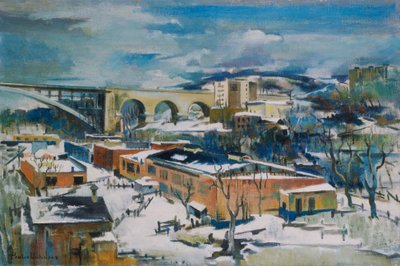 Winter, Harlem River by William Preston Dickinson